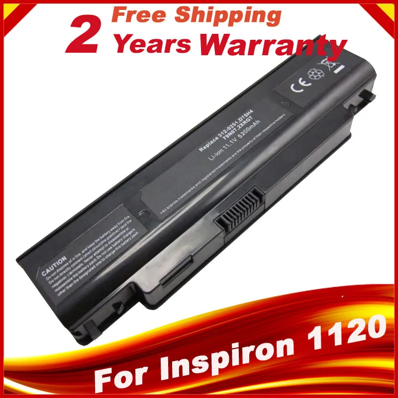 Аккумулятор для Dell Inspiron 1120 1121 1122 M102 KM965 312 0251 2XRG7 D75H4 P07T001|Аккумуляторы ноутбуков| |