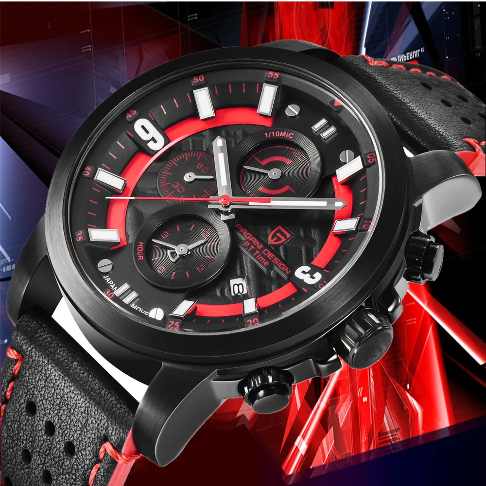 

PAGANI DESIGN 2019 Luxury Brand Quartz Watch Men Fashion Military Waterproof Watch Clock Relogios Masculino zegarek damski saat