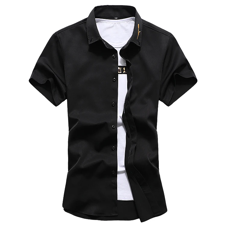 LONMMY M-7XL клетчатая рубашка мужская с коротким рукавом Slim fit Повседневная camisa social masculina мужская рубашка Мода 2018 Лето мужские рубашки