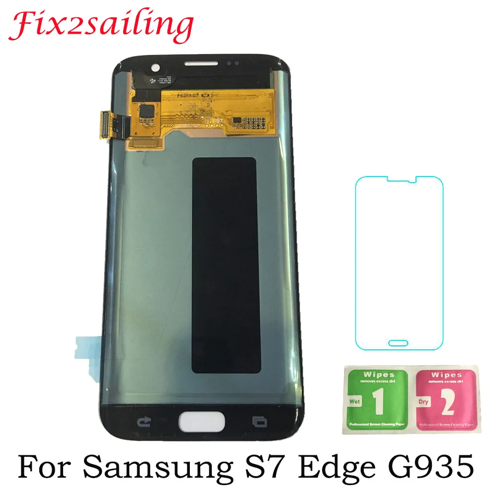 

5.5'' Super AMOLED LCD Screen for SAMSUNG Galaxy S7 edge Display G935 SM-G935F LCD Display Touch Screen Digitizer Assembly