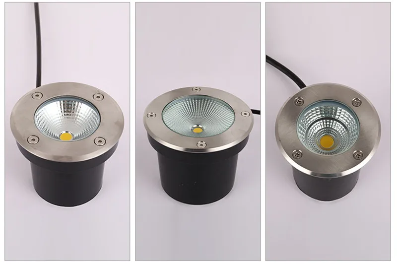 Subterrâneo à Prova Lâmpada de Assoalho ao ar Luz da Paisagem Levou Luz d' Água Cob Rgb Enterrado Lâmpada Quintal Caminho Garden Chão Livre 24 w Ip68 30 10 Cheap Lâmpadas subterrâneas