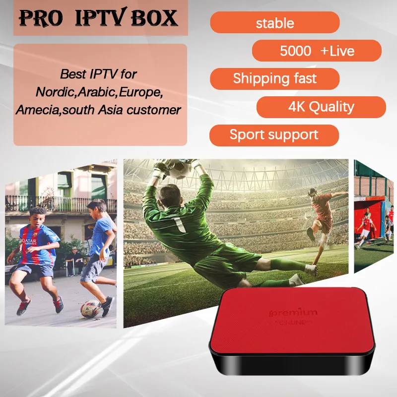 

Pro IPTV 5000Live+TVonline Android TV Box Amlogic S905X Quad-core BT 4.0 2.4G Wifi Set Top Box Nordic Scandinavian Norway IPTV