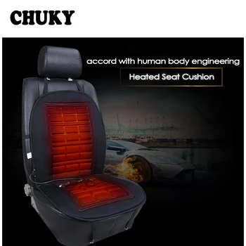 

CHUKY Car Seat Cushion Covers Heating Pad Winter Thermal Seatpad For BMW E36 F30 F10 E30 Lada granta vesta Audi a3 a4 b6 b8 b7