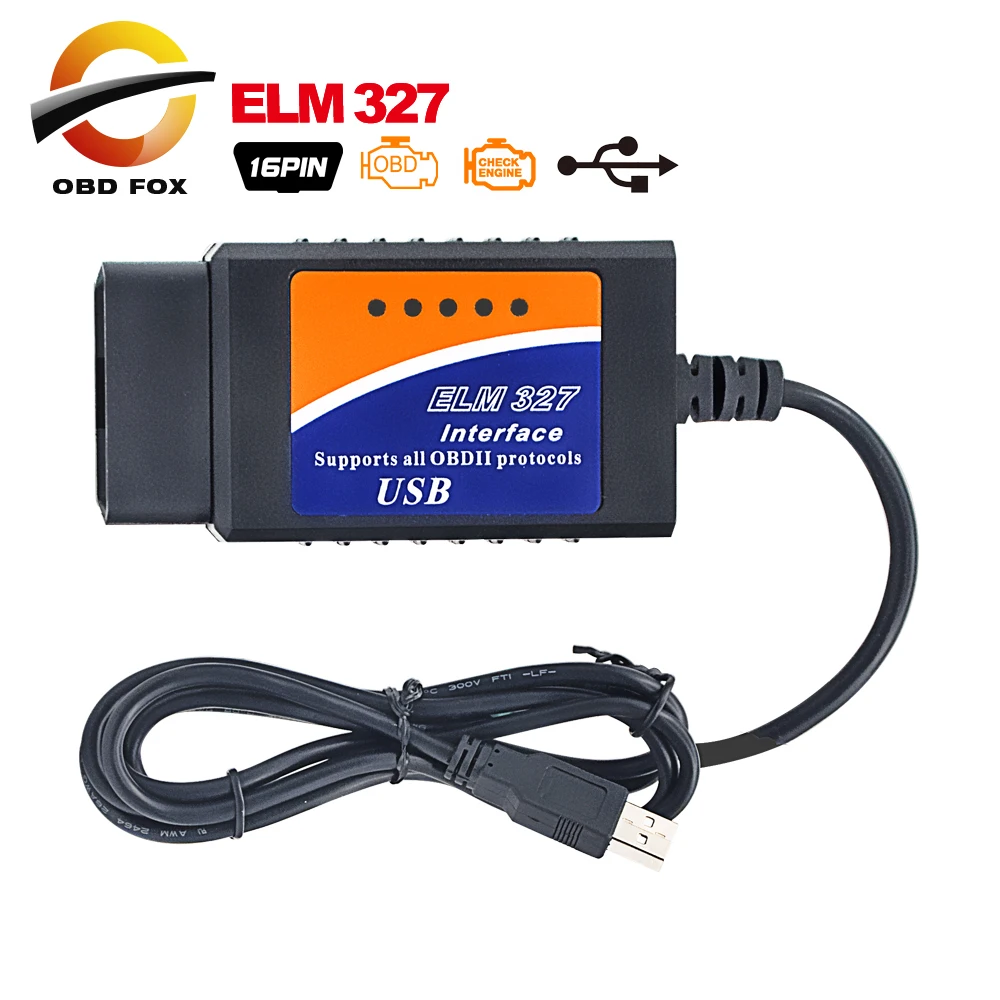 Супер Мини elm 327 bluetooth wifi V1.5 OBD диагностический кабель интерфейс vgate ELM327 USB V2.1 автомобильный считыватель кодов obd ii elm 327