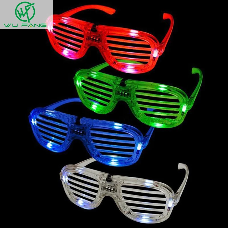

Shades flashing led glasses party Funny Tricky fluorescent luminous Rave Costume Party DJ Bright