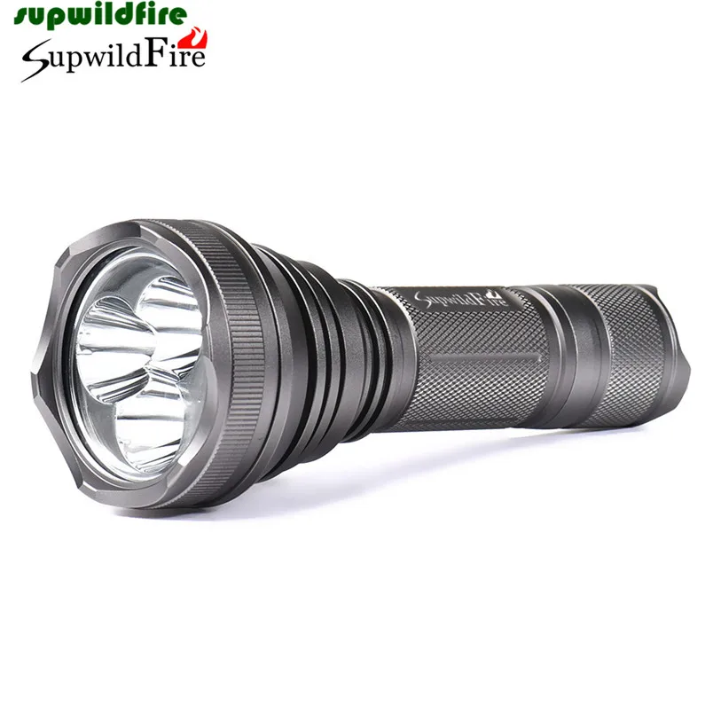

HOT!!! SupwildFire 8000Lm 3 x XM-L T6 LED 5-Mode 18650 Flashlight Torch Light Lamp Free Shipping #NO31