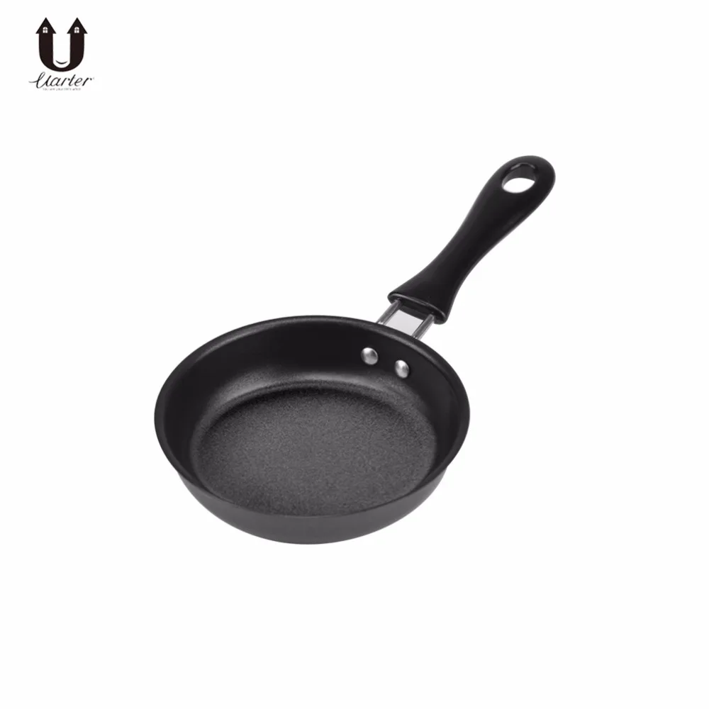 Uarter Mini Cooking Pan Non-Stick Frying Portable Breakfast with Handle Suitable for Eggs and Making | Дом и сад