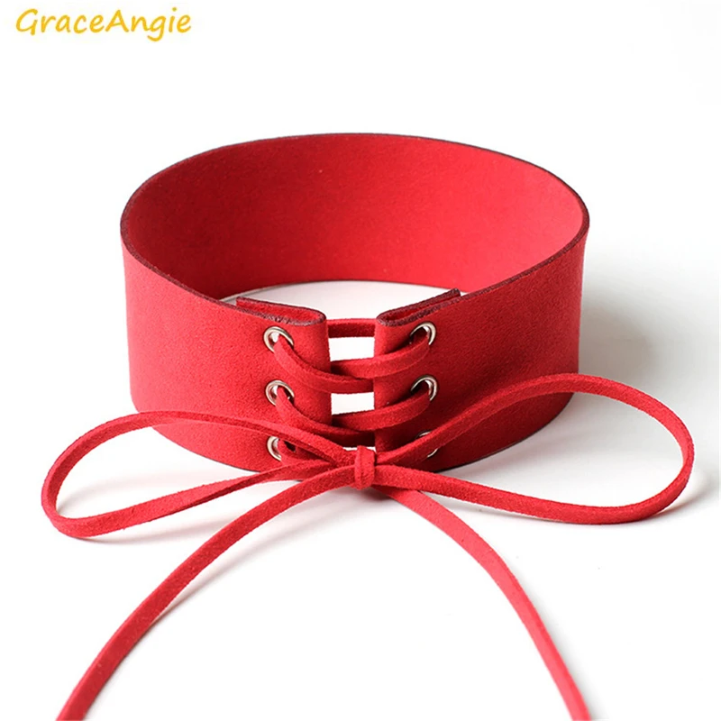 GraceAngie 2 шт. тай-обертывание Потрясающие красочные чокер-ожерелье в стиле панк Стиль платье аксессуары тенденции Для женщин украшения для вечерние знакомства