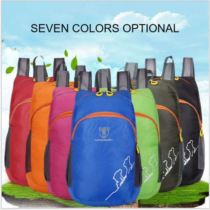 

Foldable Men's Waterproof Travel Bag Simple Large Capacity Multi-function Outdoor Vacation Sports Backpack