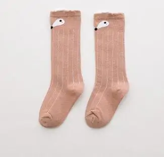 Носки для малышей носки для малышей с рисунком утки и медведя Хлопковые гольфы, теплые носки для новорожденных - Цвет: 5