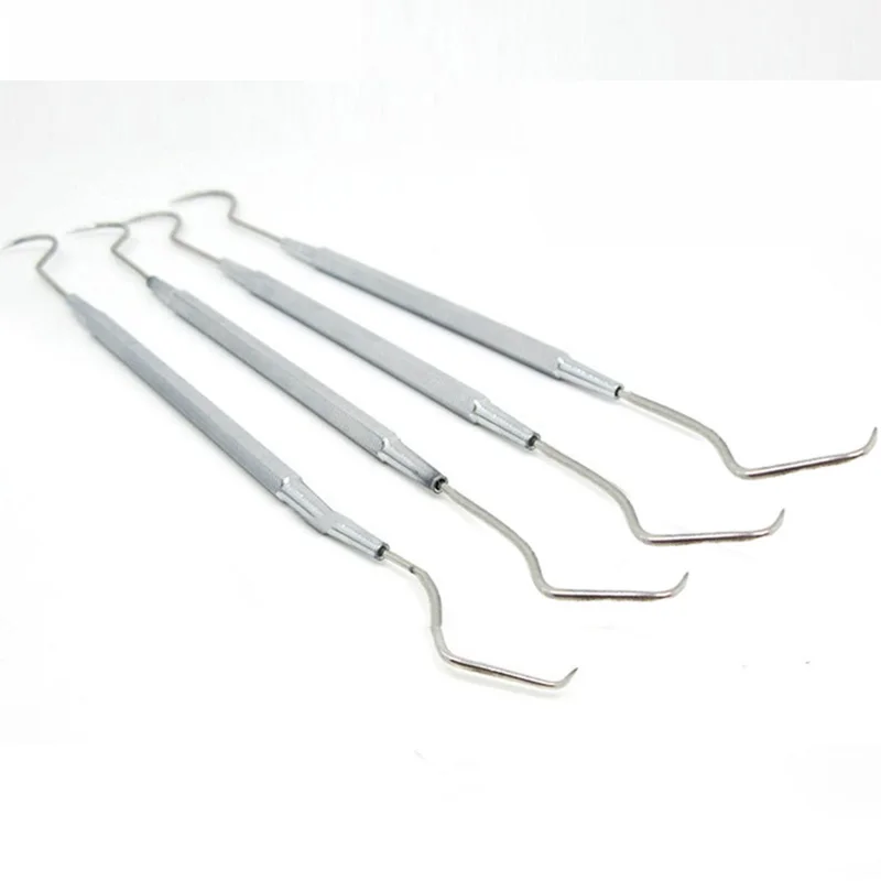 1 PC Stainless Steel Dental Tool Dentist Teeth Clean Hygiene Explorer