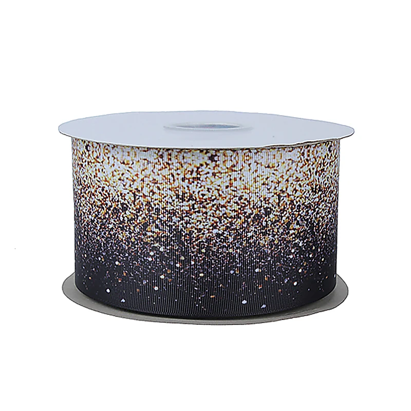 

FLRA Ribbon (50yards/lot) Good quality glitter effect printing bow ribbon