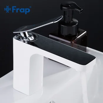 

Frap New Basin Faucets Waterfall Bathroom Faucet Single handle Basin Mixer Tap Bath Antique Faucet Brass Sink Water Taps Y10049
