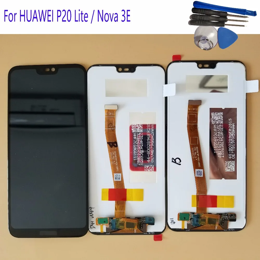

2280*1080 5.84" For HUAWEI P20 Lite Nova 3E LCD Display Touch Digitizer Screen Assembly Replacement With Frame +tools