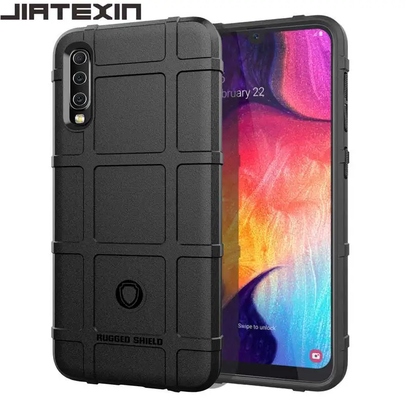 

JIATEXIN Shield Series For Samsung Galaxy A50/A30 Shockproof TPU Case For Galaxy A10 Shell Armour Defend Cover Capa Fundas