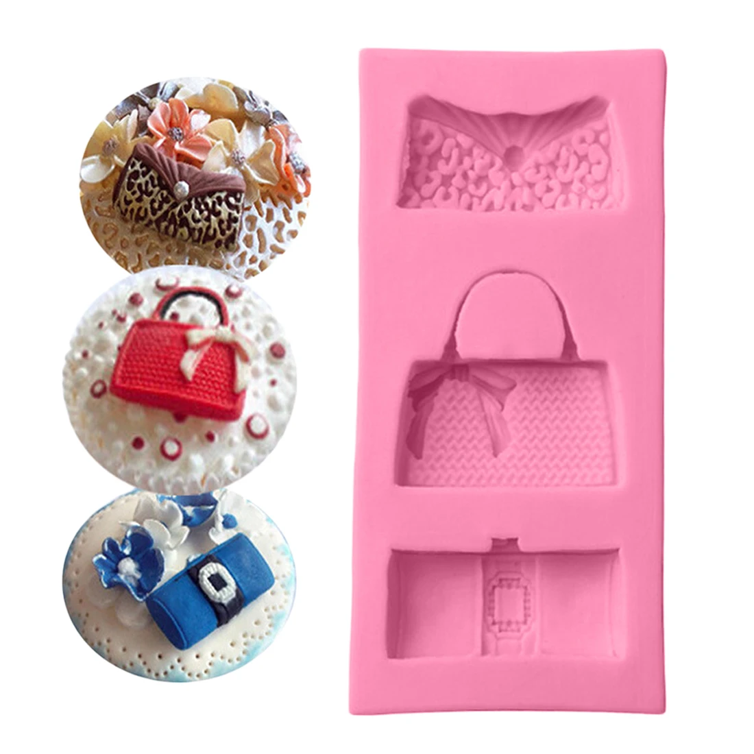 

Soap Mould 1PC Fashion Bags Shape Fondant Molds Cake Decorating Tools Chocolate Soap Mold Cake Stencils Kitchen DIY Tools