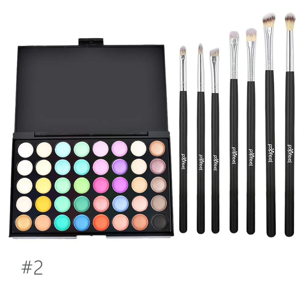 

1 x 40 color eye shadow + 7 x eye shadow.