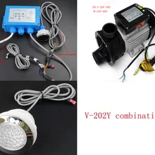 Ванна все части набор Коллекция с v-202y контроллер DH1.0 220 В 50 Гц или 60 водяной насос Гц и нижний светильник