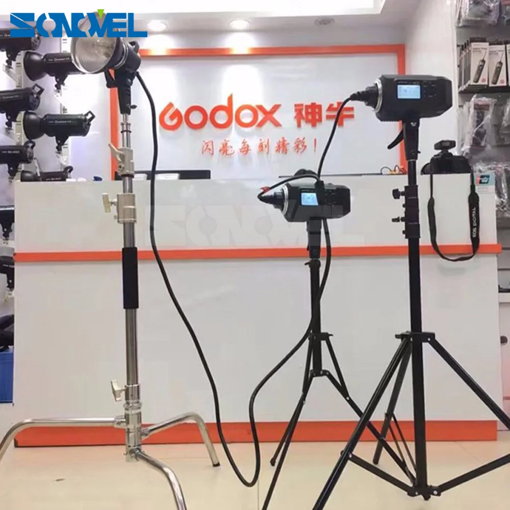 Godox ad-h1200 Портативный головка вспышки с 1200 Вт bare шарик вспышки трубки (Godox крепление)