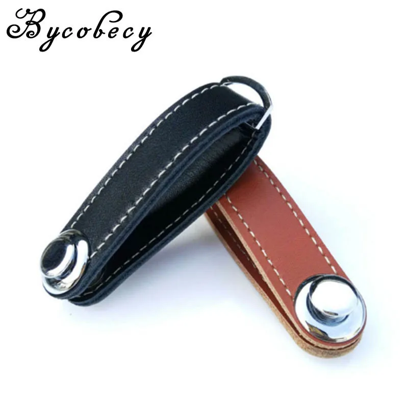 

BYCOBECY 2019 New Genuine Leather Key Holder Vintage Women and Men Key Wallet Car Key Case Housekeeper Cow Leather Keychain
