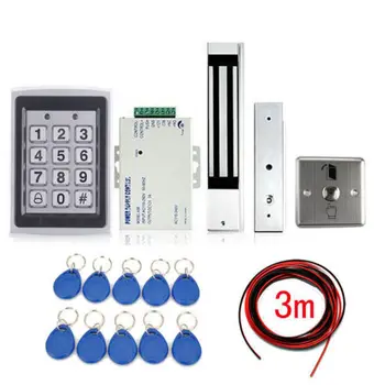 

620 LBs Kit Electric Door Lock Magnetic Access Control ID Card Password System
