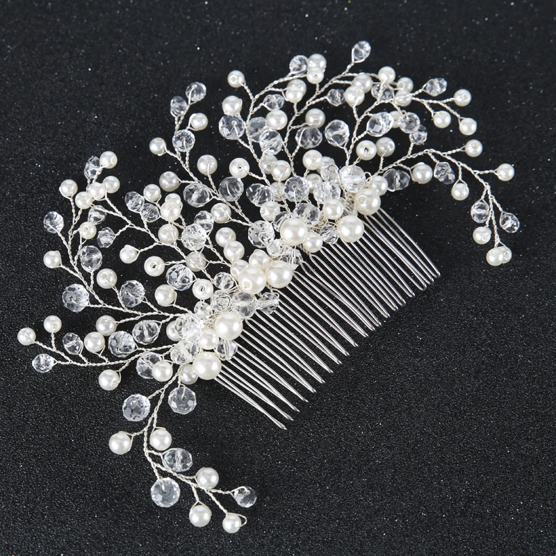 Pearl Crystal Hair Comb (3)