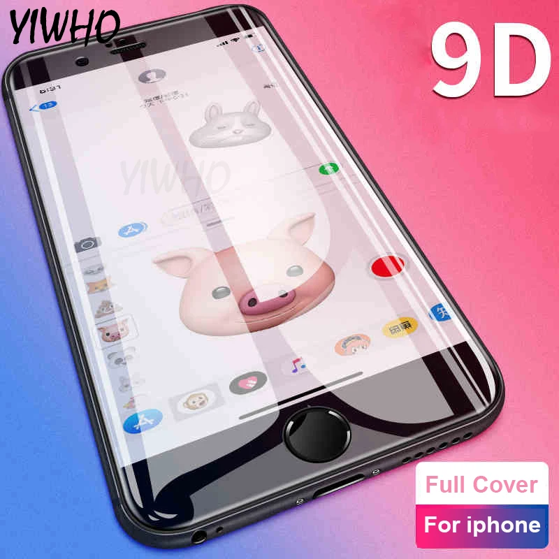 

9D Screen Protector On The for Apple IPhone 7 8 Plus XR X 6 6S Protective Glass I Phone XS Max iphoneXS iphone8 8Plus Glas Film