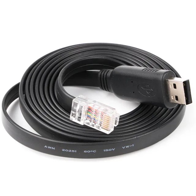 FTDI USB to Serial Rs232 Console Rollover Cable for Cisco Routers Rj45 6ft Yellow yidama-tongle FTDI USB to Serial Rs232 Console Rollover Cable for Cisco Routers Rj45 6ft Yellow yidama-tongle