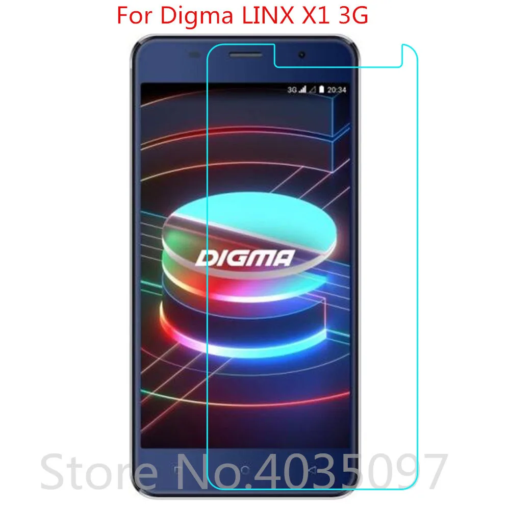 Закаленное стекло для Digma LINX X1 3G Взрывозащищенная стеклянная пленка защита