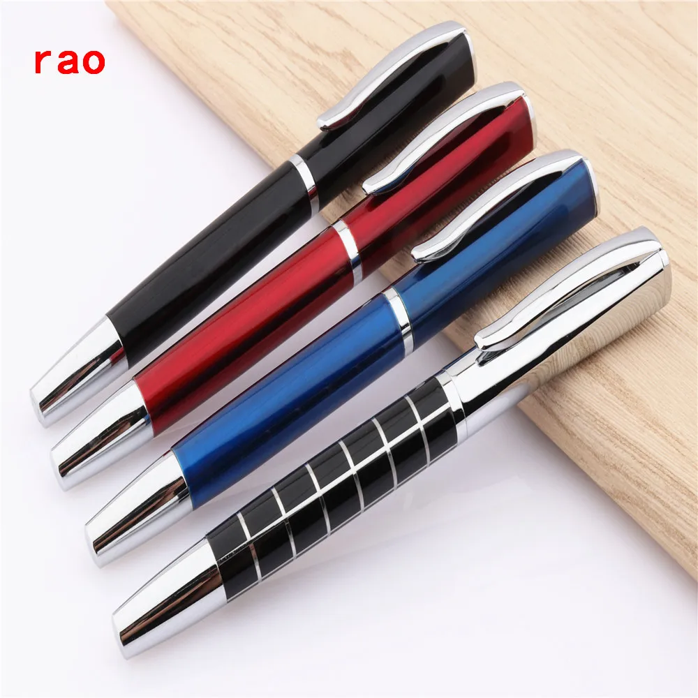 

High quality 819 All Colour Silver line School student office Supplies Medium Nib Rollerball Pen New