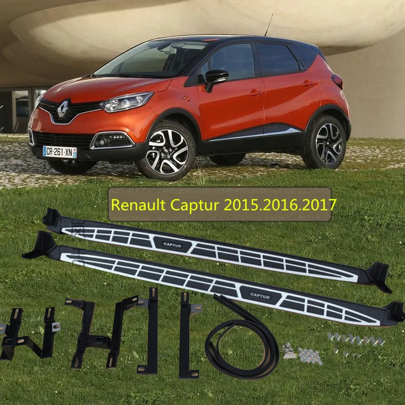 Для Renault Captur беговые доски авто боковые шаг бар педали высокого качества Nerf баров