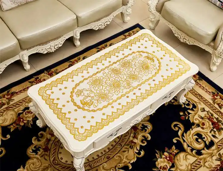 

High Quality Oilproof Waterproof Tablecloth Rectangular Tablecloth Lace Tablecloth Table Cover Napkin Placemats