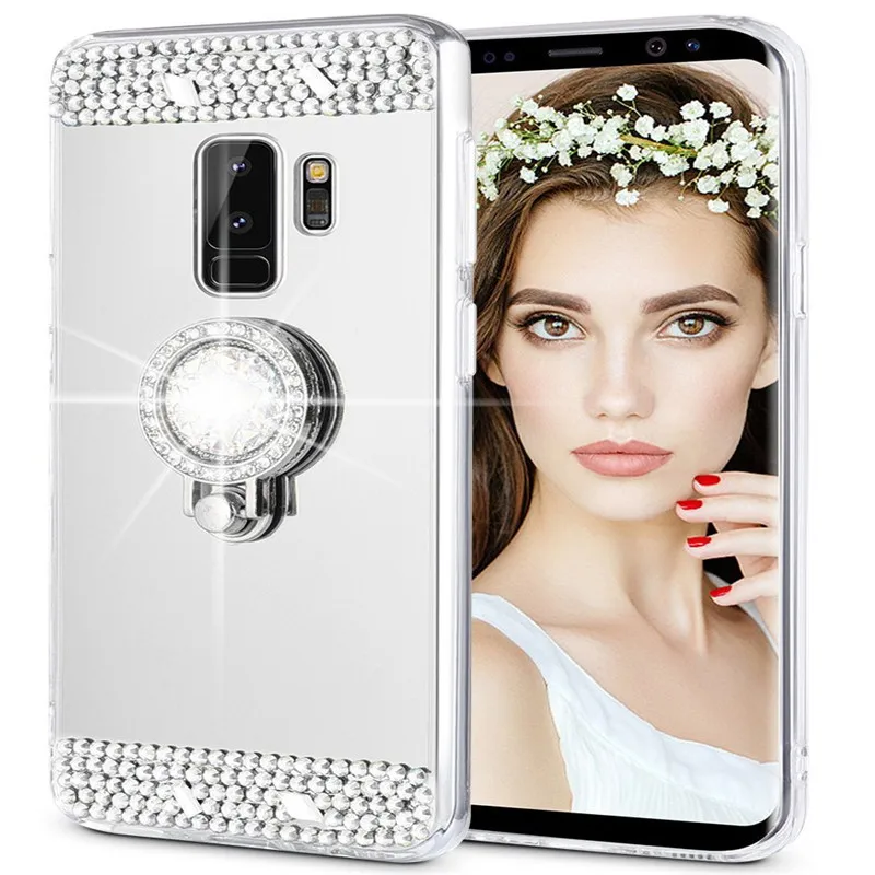 1 шт. зеркальный чехол для телефона Samsung Galaxy S3 4 5 6 7 Edge S8 Plus S9 Plus|Сумки телефона| |