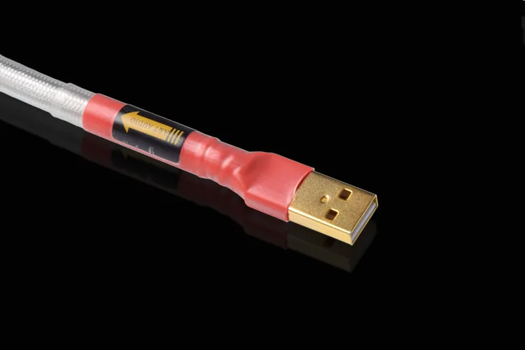 cabo usb banhado prata cabo usb de alta qualidade tipo para dac