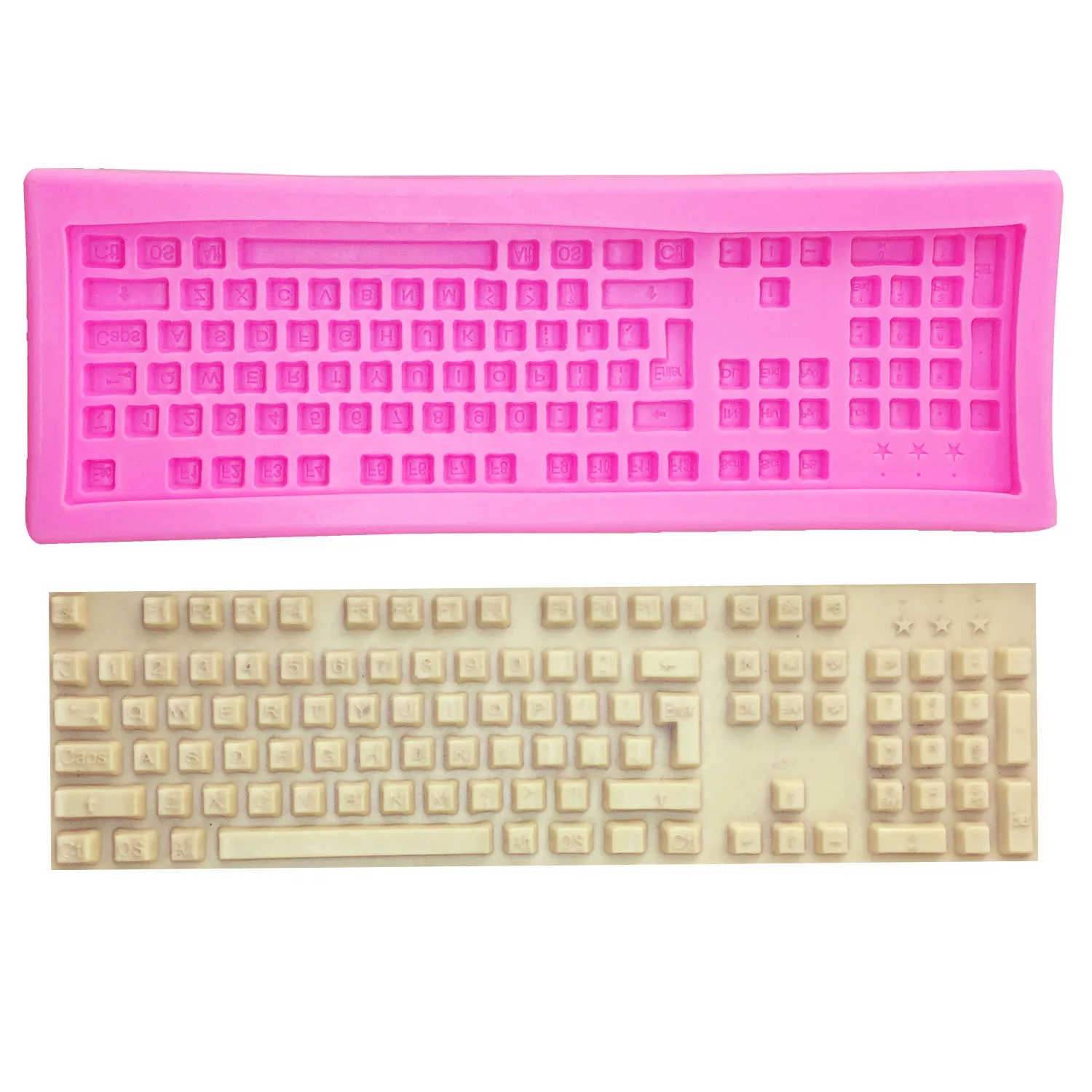 Moule De Cuisson A Chocolat En Silicone M0654 En Forme De Clavier D Ordinateur Moule A Gateau Fondant Outils De Decoration De Patisserie Aliexpress