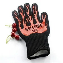Guantes de silicona Horno Tratante de La Superficie Caliente, Guantes de Cocina, guantes Resistentes Al calor proteger del fuego