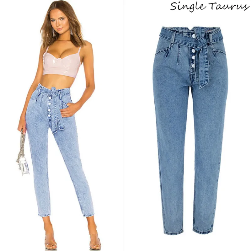 high waisted button fly jeans