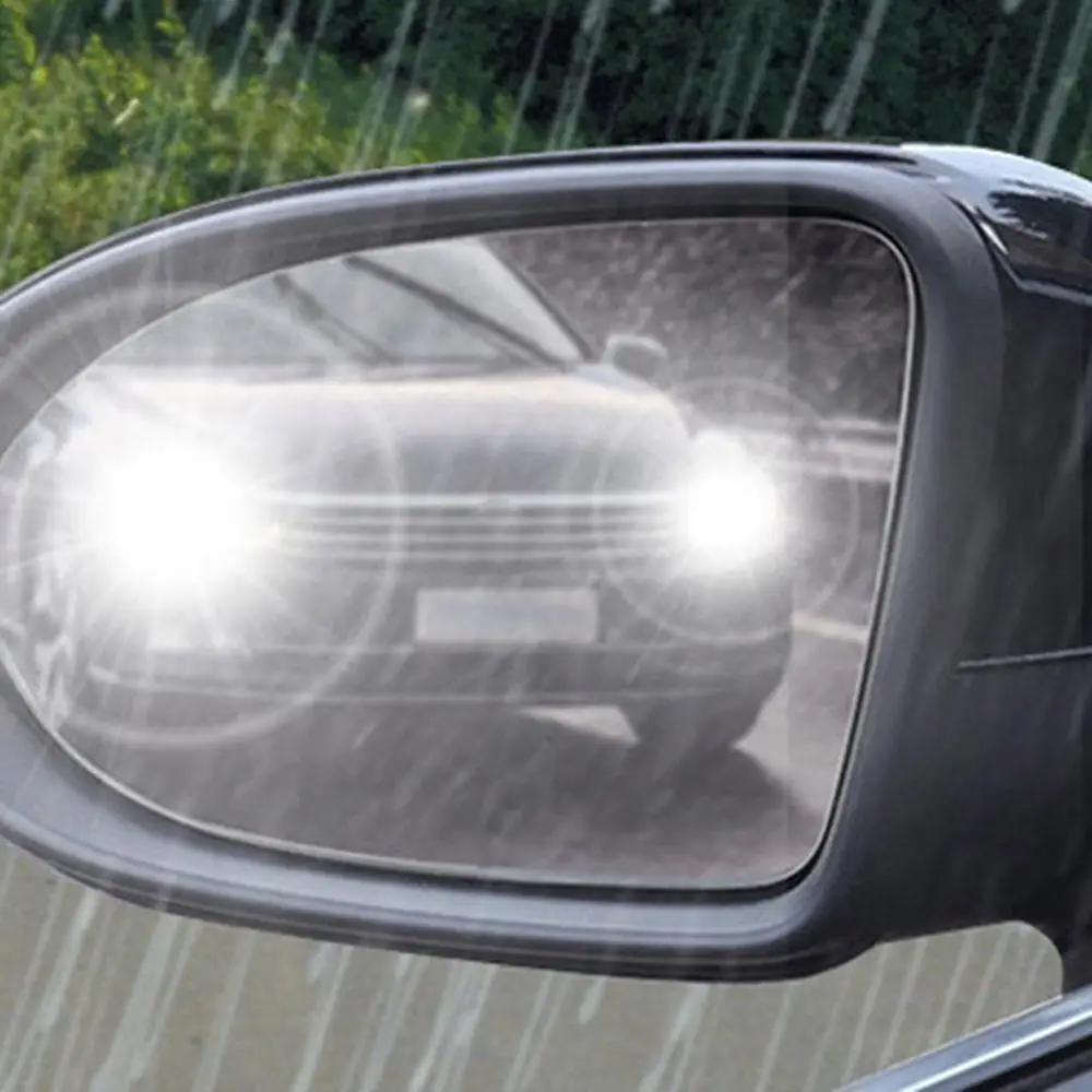 

Auto Car Rearview Mirror Protective Film Anti Rain Fog Transparent Membrane Waterproof Rainproof Soft Films Auto Stickers