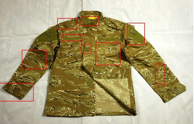 

us army military uniform for men desert camouflage training uniform suits Tiger Stripe camo field camouflage army uniform