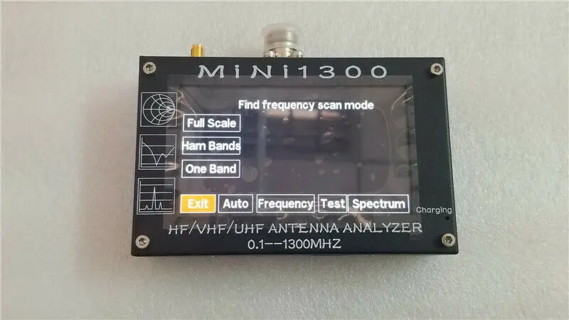 Новое обновление Mini1300 4,3 дюйма 0,1-1300 МГц HF/VHF/UHF антенный анализатор емкостный сенсорный экран