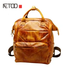AETOO Shoulder bag female Korean fashion backpack retro lady bag new wave simple wild college style wind