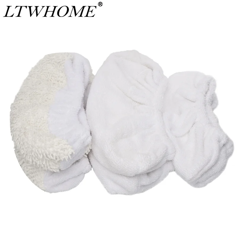 

LTWHOME Microfiber Multi-Functional Bonnets Set Fit for Oreck Steam It Mop