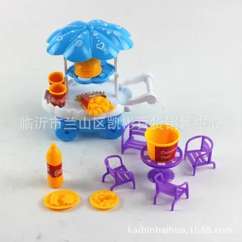 

Best selling children's simulation food snack car girl play house puzzle cognitive toy