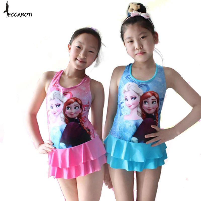 

2017 Children Girls Swimsuit Sport One Piece Bathing Suits for Beach Pool Training Swimwears Professional Girls Swimsuits
