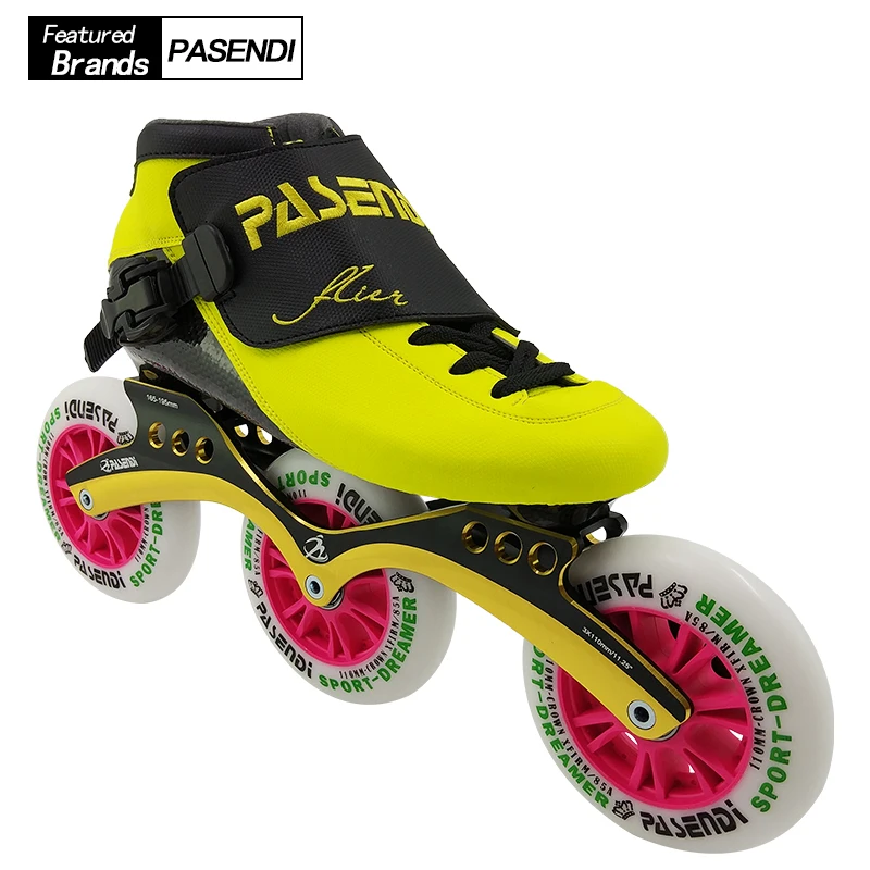 PASENDI المهنية سرعة أحذية التزلج الكبار الأسطوانة تزلج حذاء 4 عجلات للأطفال حذاء تزلج بعجلات الأحذية الكربون النساء الرجال 110 مللي متر PASENDI المهنية سرعة أحذية التزلج الكبار الأسطوانة تزلج حذاء 4 عجلات للأطفال حذاء تزلج بعجلات الأحذية الكربون النساء الرجال 110 مللي متر