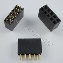50 шт. 2x5 Pin 2,54 мм двухрядный штыревой разъем 10P гнездо разъема ПП