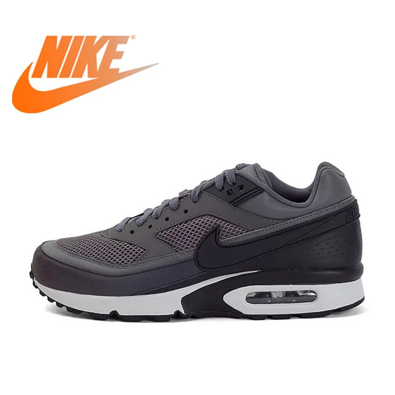 

Original Authentic Official Nike Air Max BW 3M Dark Grey Men's Breathable Running Shoes Sports Sneakers Outdoor Durable 881981