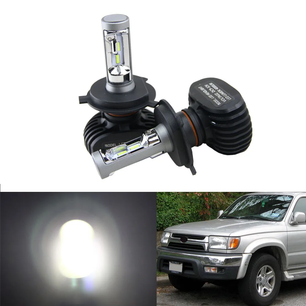 

High Power 50W 8000LM High Low LED Headlight Kit Hi Lo Beam H4 Bulbs For 1996-2002 Toyota 4Runner White Car Light