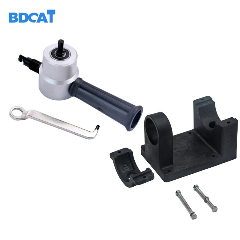 

BDCAT drop shipping Newest Nibble Metal Cutting Double Head Sheet Nibbler Saw Cutter Tool Drill Attachment Free Cutting Tool