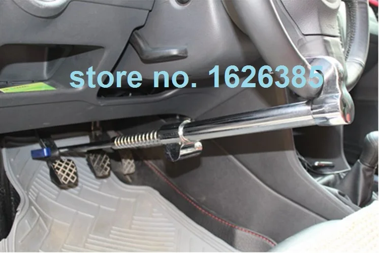

car steering wheel and clutch throttle lock auto brake lock truck drilling resistant anti theft